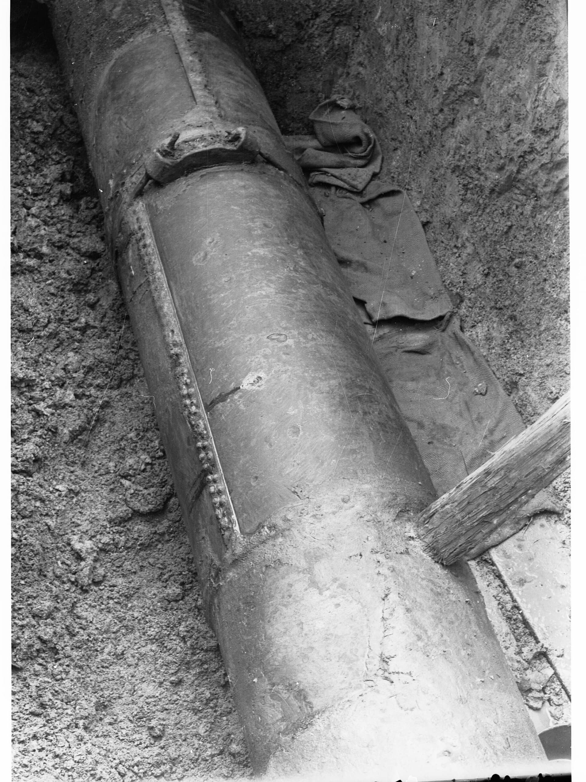 Tubería de acero de gran diámetro de la red de distribución de agua
